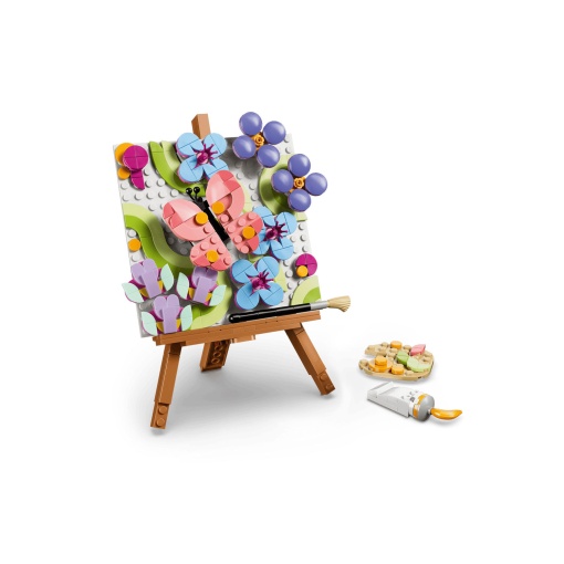 LEGO Creator 3-in-1 quadro de decoração com arte floral 31390