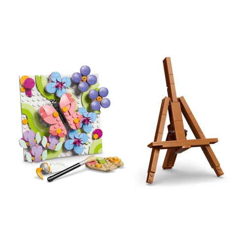 LEGO Creator 3-in-1 quadro de decoração com arte floral 31390