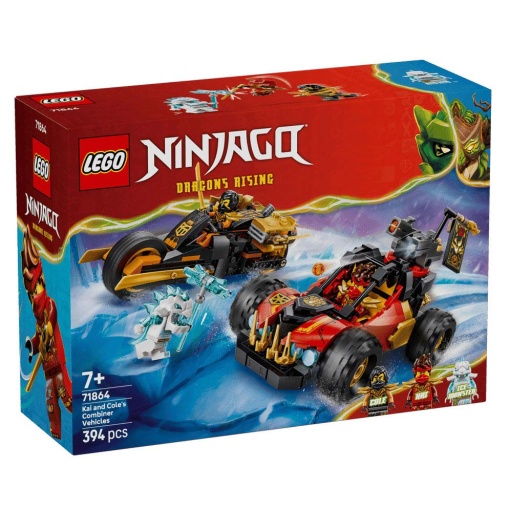 LEGO Ninjago veículos combinados do Kai e do Cole 71864
