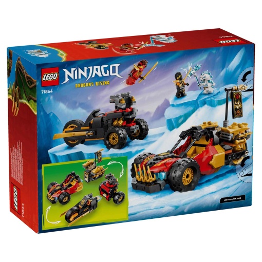 LEGO Ninjago veículos combinados do Kai e do Cole 71864