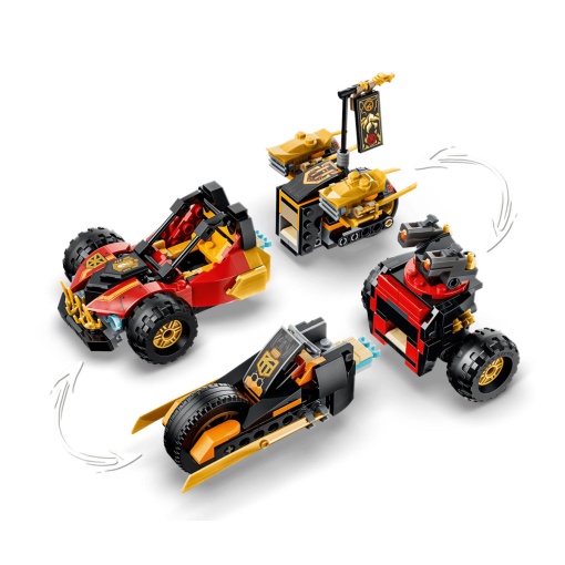 LEGO Ninjago veículos combinados do Kai e do Cole 71864