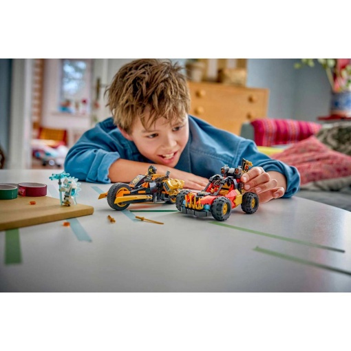LEGO Ninjago veículos combinados do Kai e do Cole 71864