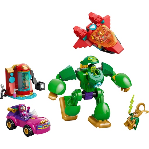 LEGO Marvel Loki contra equipa Iron Man 11211