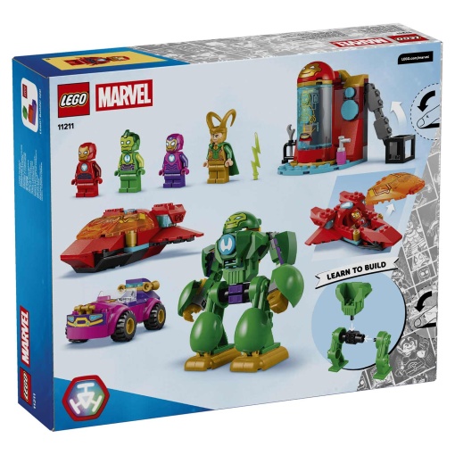 LEGO Marvel Loki contra equipa Iron Man 11211