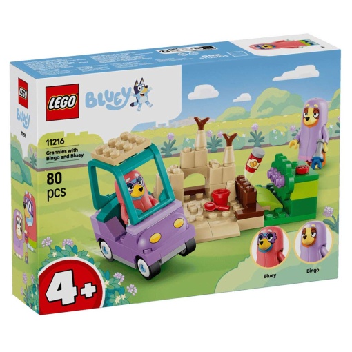 LEGO Bluey as avozinhas com a Bingo e a Bluey 11216