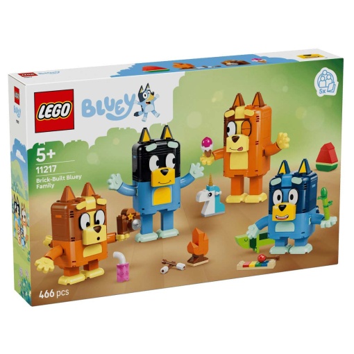 LEGO Bluey família da Bluey construída com peças 11217