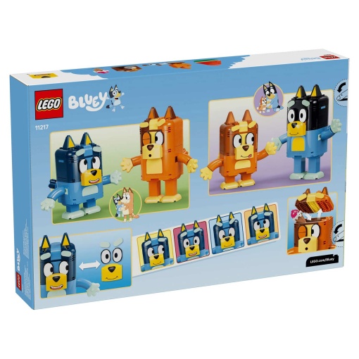 LEGO Bluey família da Bluey construída com peças 11217