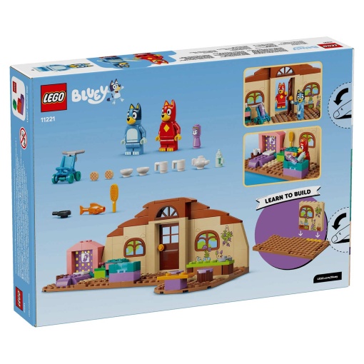 LEGO Bluey escola com o Rusty e a Bluey 11221