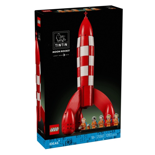 LEGO Ideas foguetão lunar de Tintim 21367