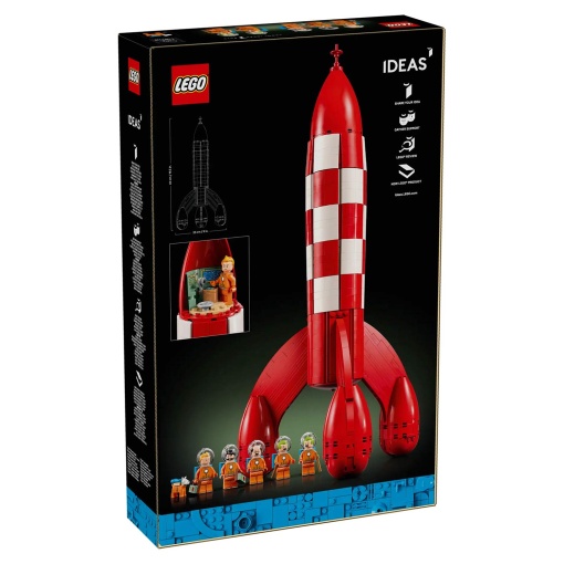 LEGO Ideas foguetão lunar de Tintim 21367