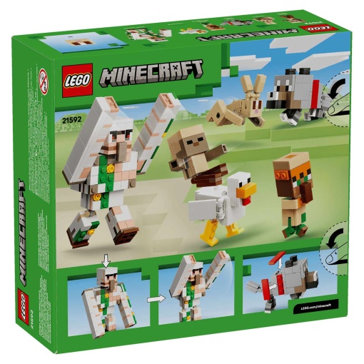 LEGO Minecraft ataque no deserto do joquei da galinha 21592