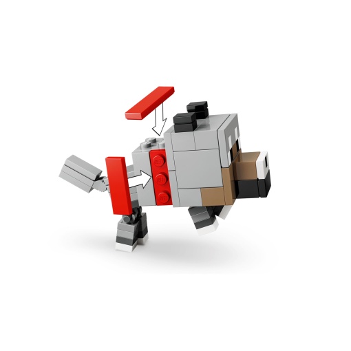 LEGO Minecraft ataque no deserto do joquei da galinha 21592