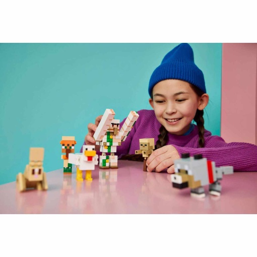 LEGO Minecraft ataque no deserto do joquei da galinha 21592