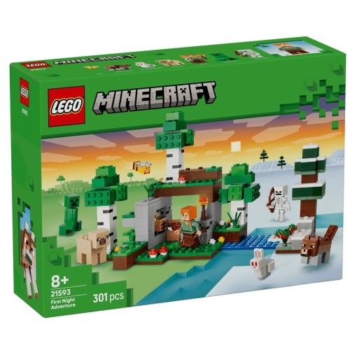 LEGO Minecraft aventura na primeira noite 21593