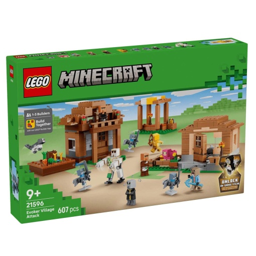 LEGO Minecraft ataque à aldeia do evocador 21596