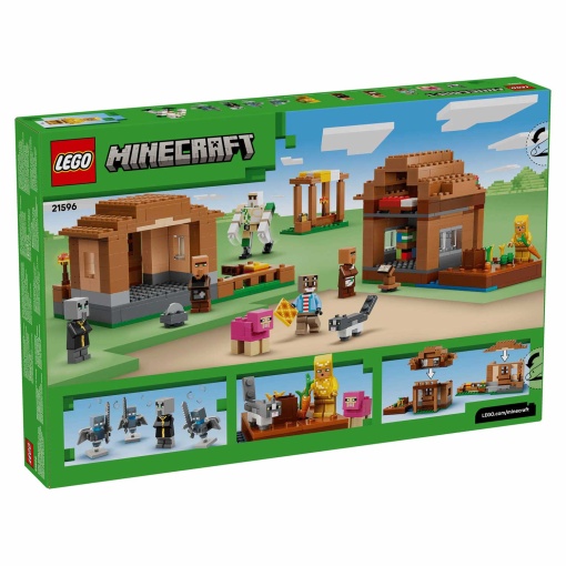 LEGO Minecraft ataque à aldeia do evocador 21596