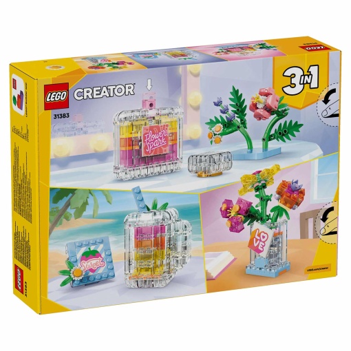 LEGO Creator 3-in-1 frasco de perfume com decoração floral 31383