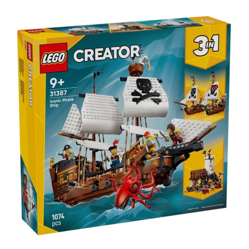 LEGO Creator 3-in-1 navio pirata icónico 31387