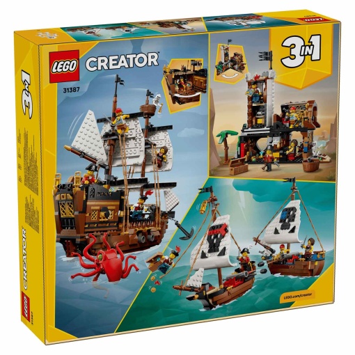 LEGO Creator 3-in-1 navio pirata icónico 31387