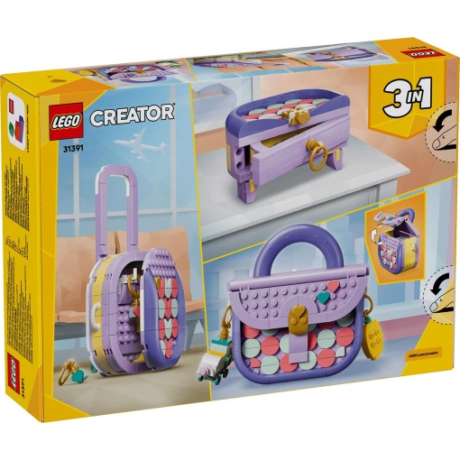 LEGO Creator 3-in-1 mala de moda e arte com arrumação 31391