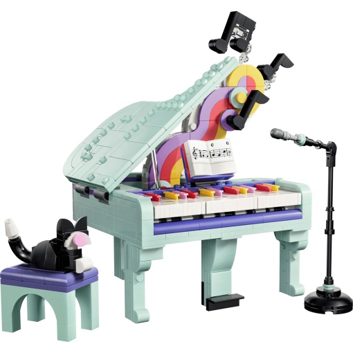LEGO Creator 3-in-1 piano de decoração musical com gato 31392