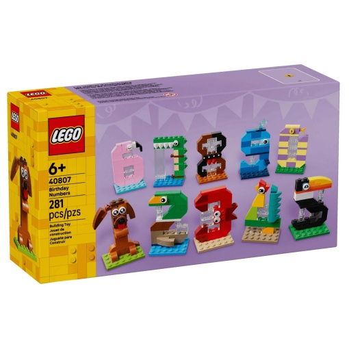 LEGO números de aniversário 40807