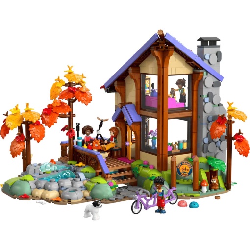 LEGO Friends cabana de outono aconchegante na floresta 42705
