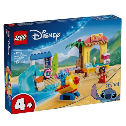 LEGO Disney diversão na praia com Lilo e Stitch 43280