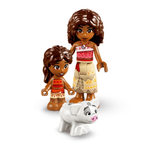 LEGO Disney Vaiana casa da aldeia e barco 43282