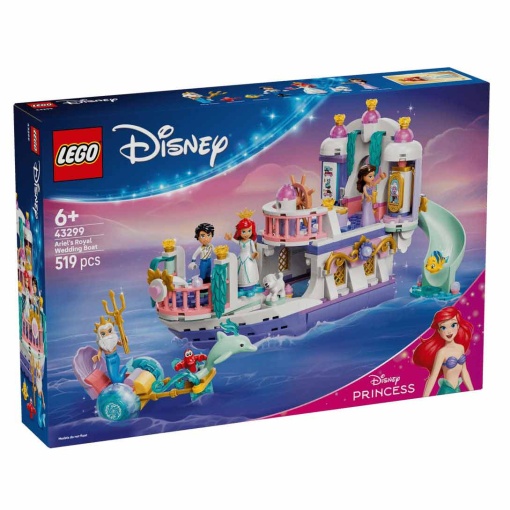 LEGO Disney barco do casamento real da Ariel 43299
