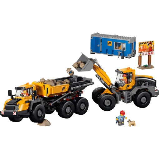 LEGO City camião basculante e empilhadora frontal 60494
