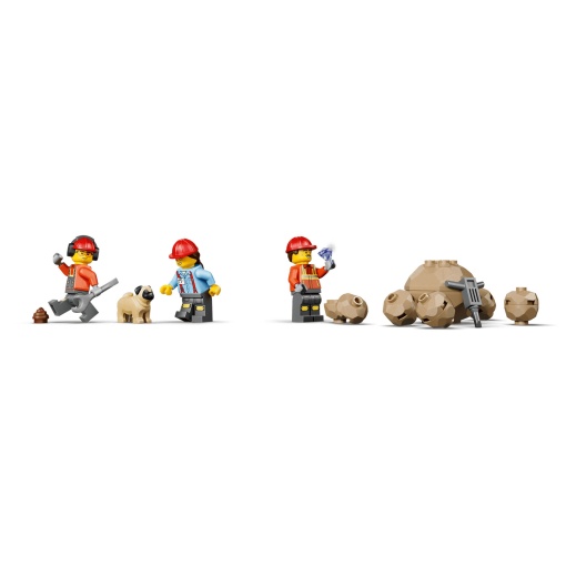 LEGO City camião basculante e empilhadora frontal 60494