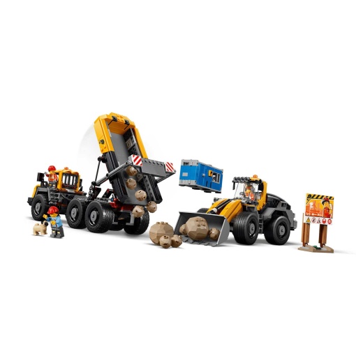 LEGO City camião basculante e empilhadora frontal 60494