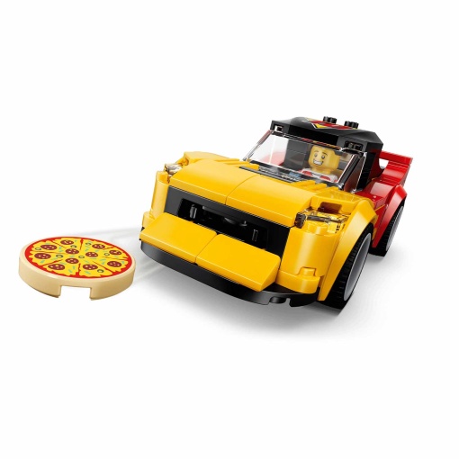 LEGO City experiência de entregas de pizza com veículos 60496