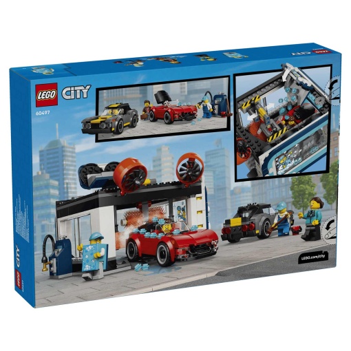LEGO City lavagem de automóveis drive-through 60497