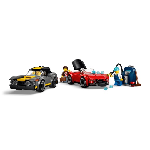 LEGO City lavagem de automóveis drive-through 60497