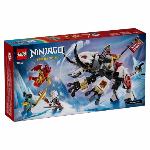 LEGO Ninjago Zilvar e Grimtak, a besta dragão 71863