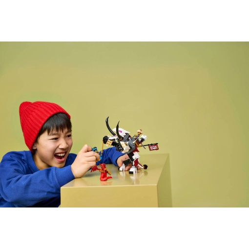 LEGO Ninjago Zilvar e Grimtak, a besta dragão 71863