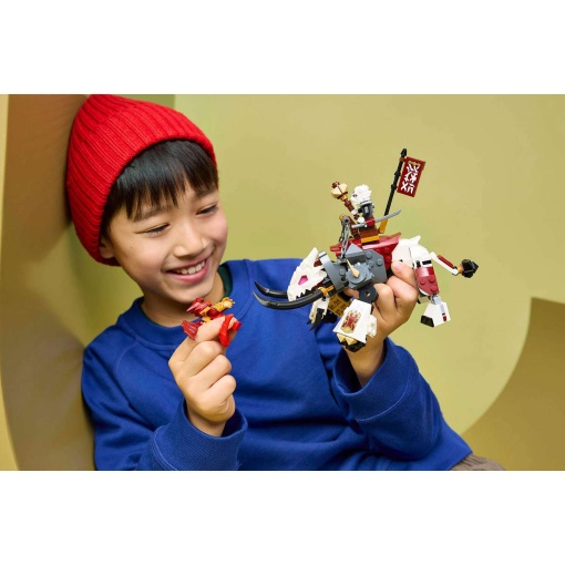 LEGO Ninjago Zilvar e Grimtak, a besta dragão 71863