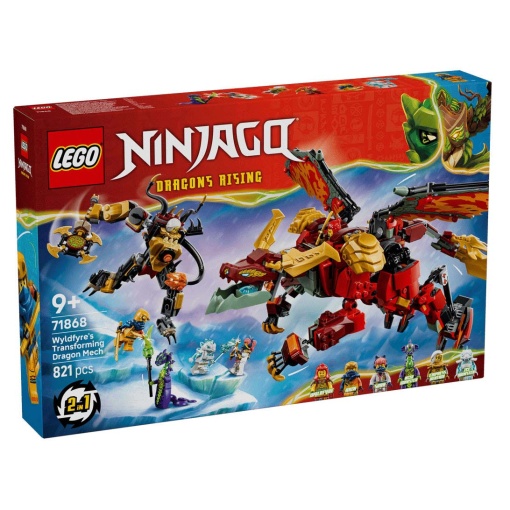 LEGO Ninjago robô dragão transformador da Wyldfyre 71868