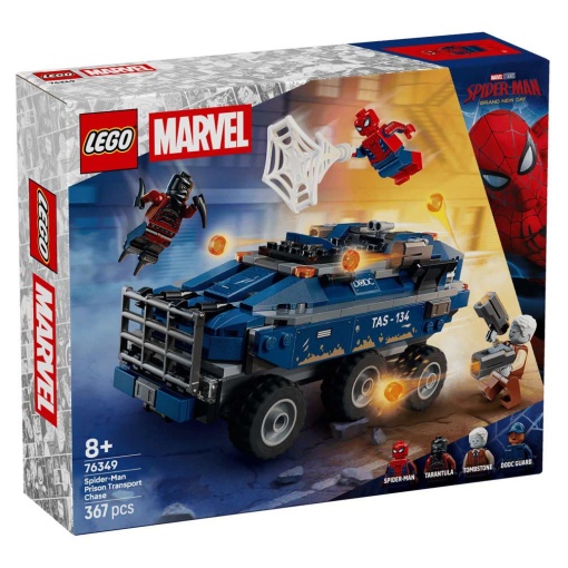 LEGO Marvel perseguição do transporte de prisioneiros do Spider-Man 76349