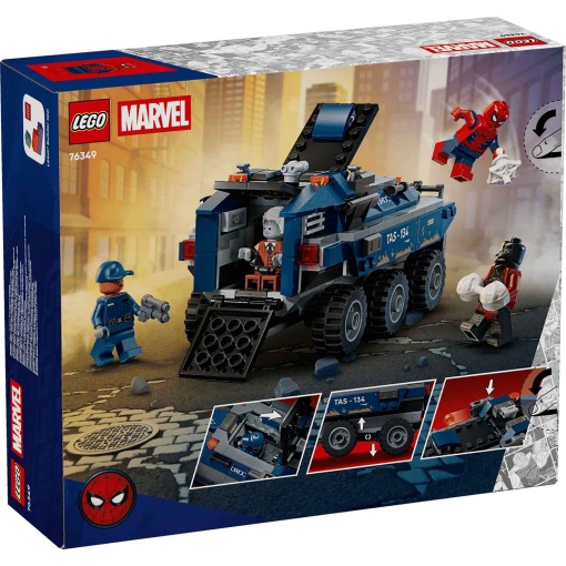 LEGO Marvel perseguição do transporte de prisioneiros do Spider-Man 76349
