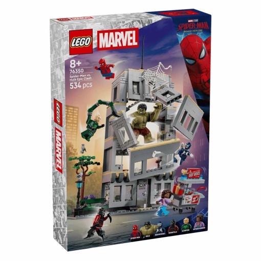 LEGO Marvel confronto épico do Spider-Man contra Hulk 76350