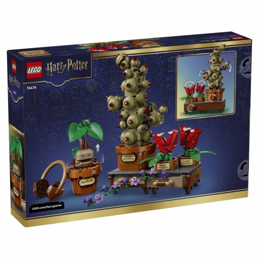 LEGO Harry Potter plantas de herbologia de Hogwarts 76474
