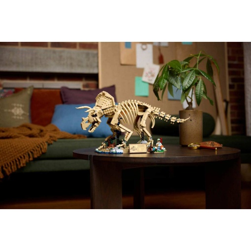 LEGO Jurassic World fósseis de dinossauros: Triceratops 77985