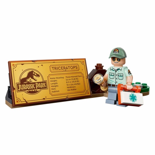 LEGO Jurassic World fósseis de dinossauros: Triceratops 77985