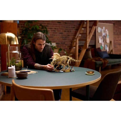 LEGO Jurassic World fósseis de dinossauros: Triceratops 77985