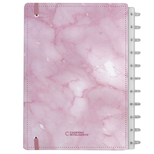Caderno Inteligente grande (215x280mm) pautado Blush