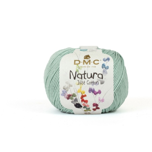Fio de tricot DMC Natura Just Cotton 50g Brume d'Océan 505