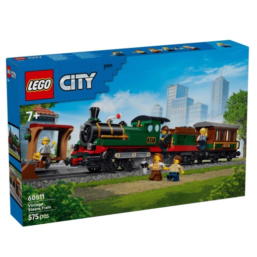 LEGO City comboio a vapor vintage 60511